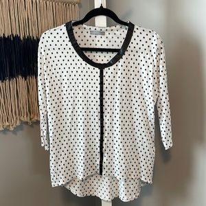 Zara Polka Dot Top, Size S